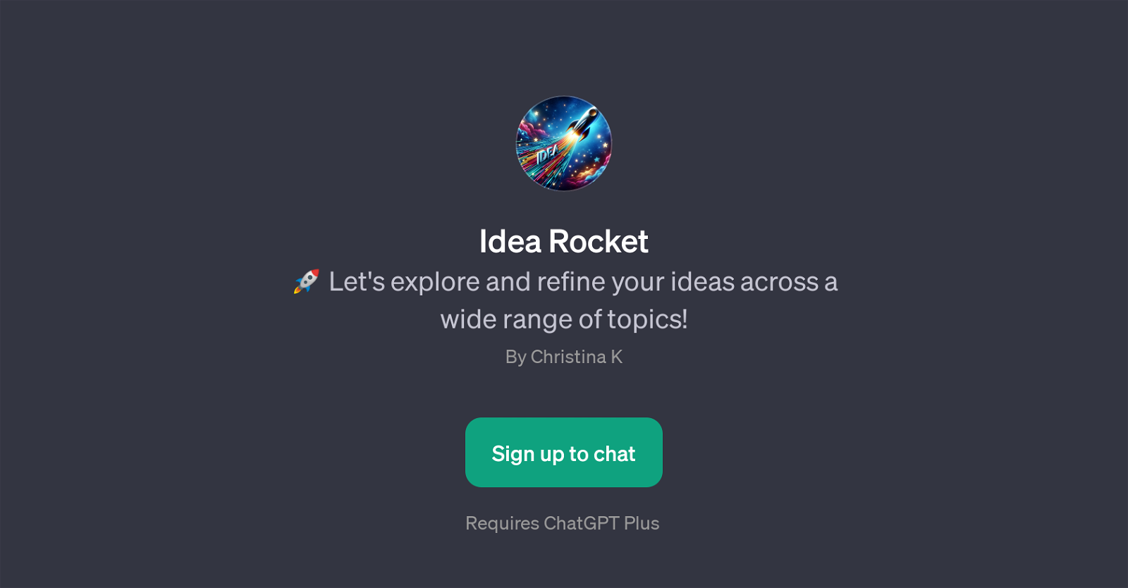 Idea Rocket website
