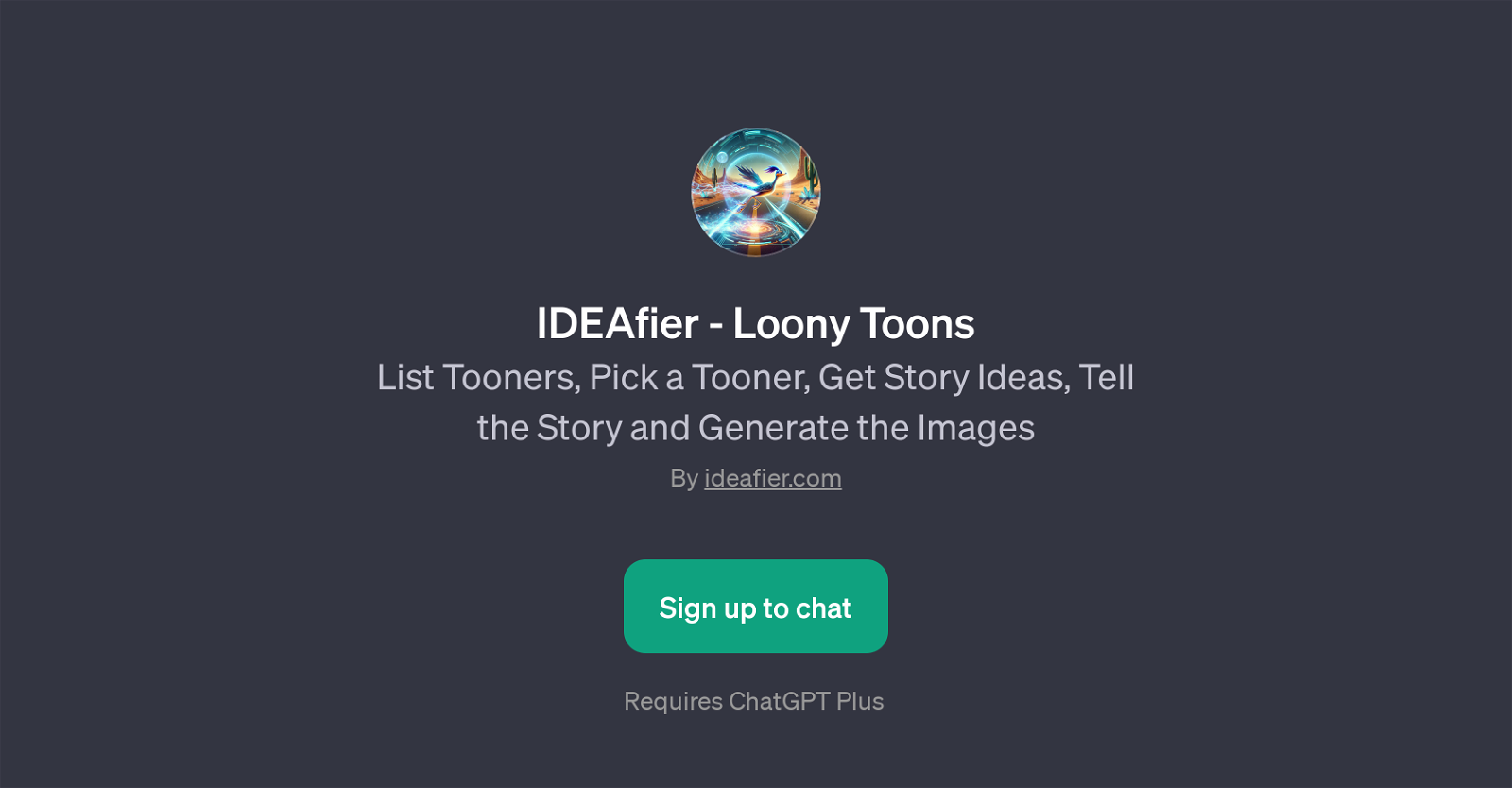 IDEAfier - Loony Toons website