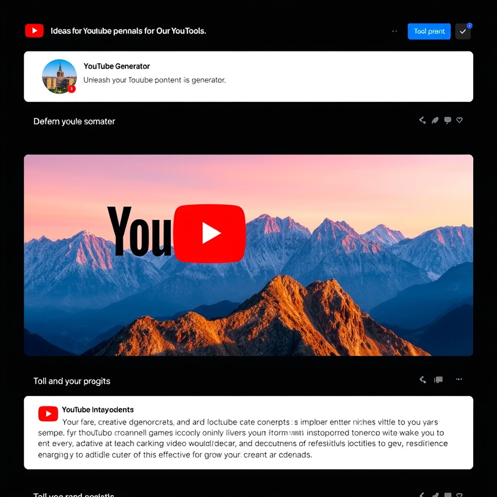 Ideas for creating content on YouTube website