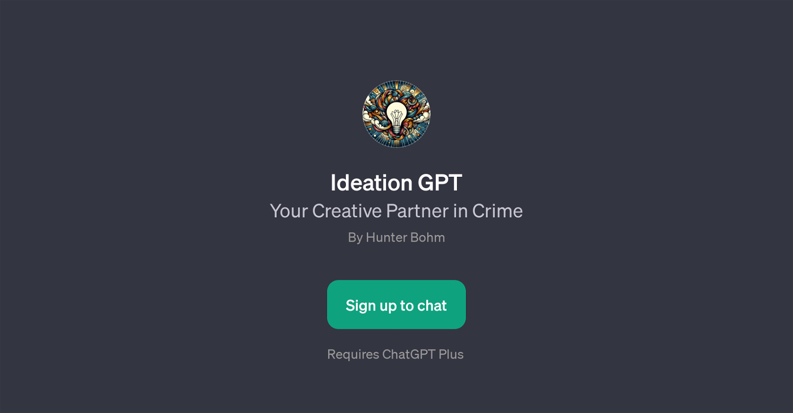 Ideation GPT website