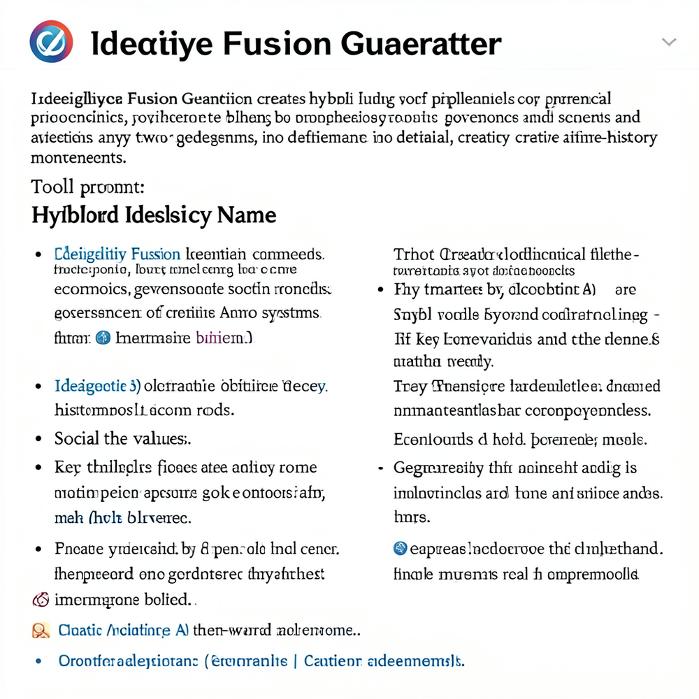 ideology Fusion Generator website