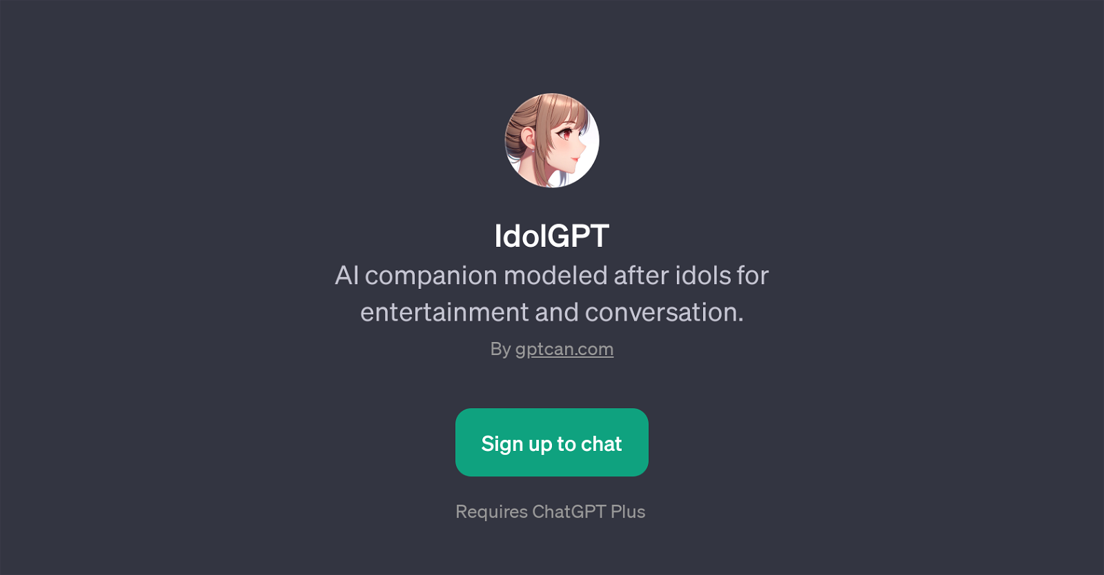 IdolGPT website