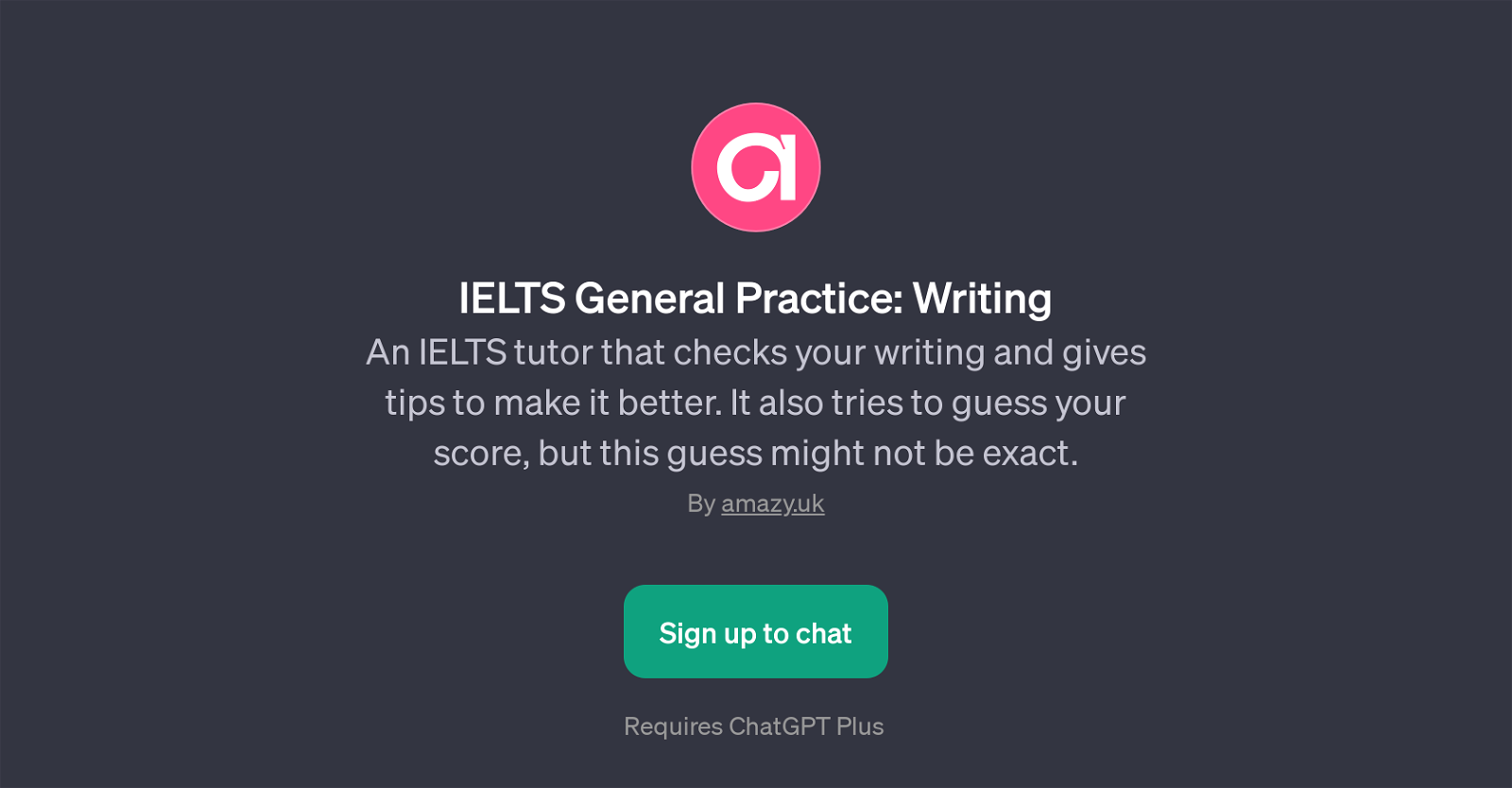 IELTS General Practice: Writing website