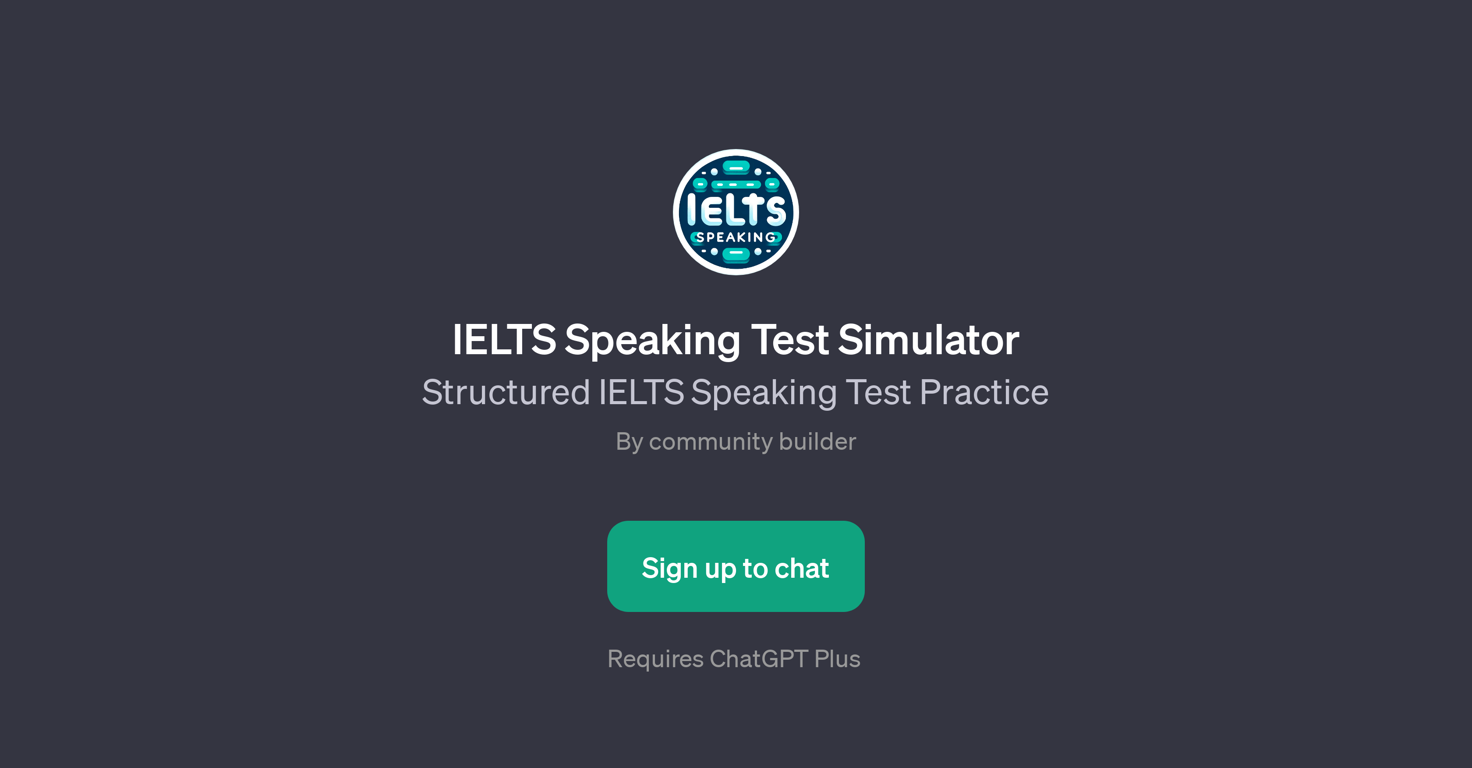 IELTS Speaking Test Simulator website