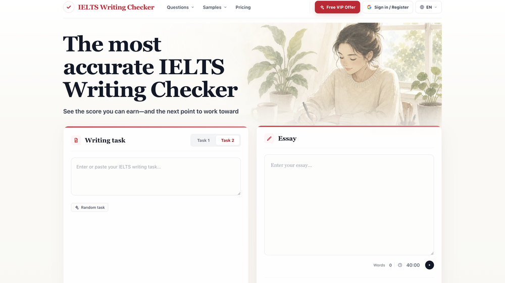 IELTS Writing Checker website