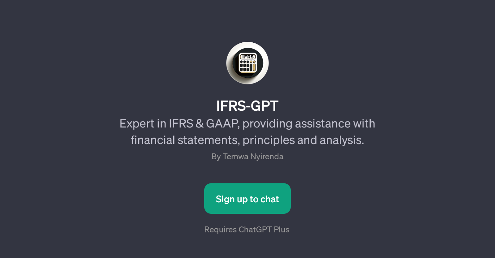 IFRS-GPT website