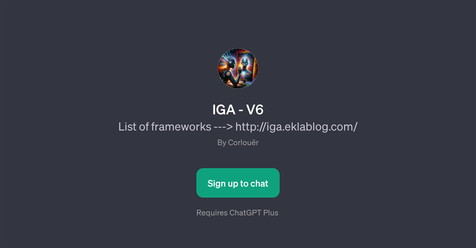 IGA - V6 website