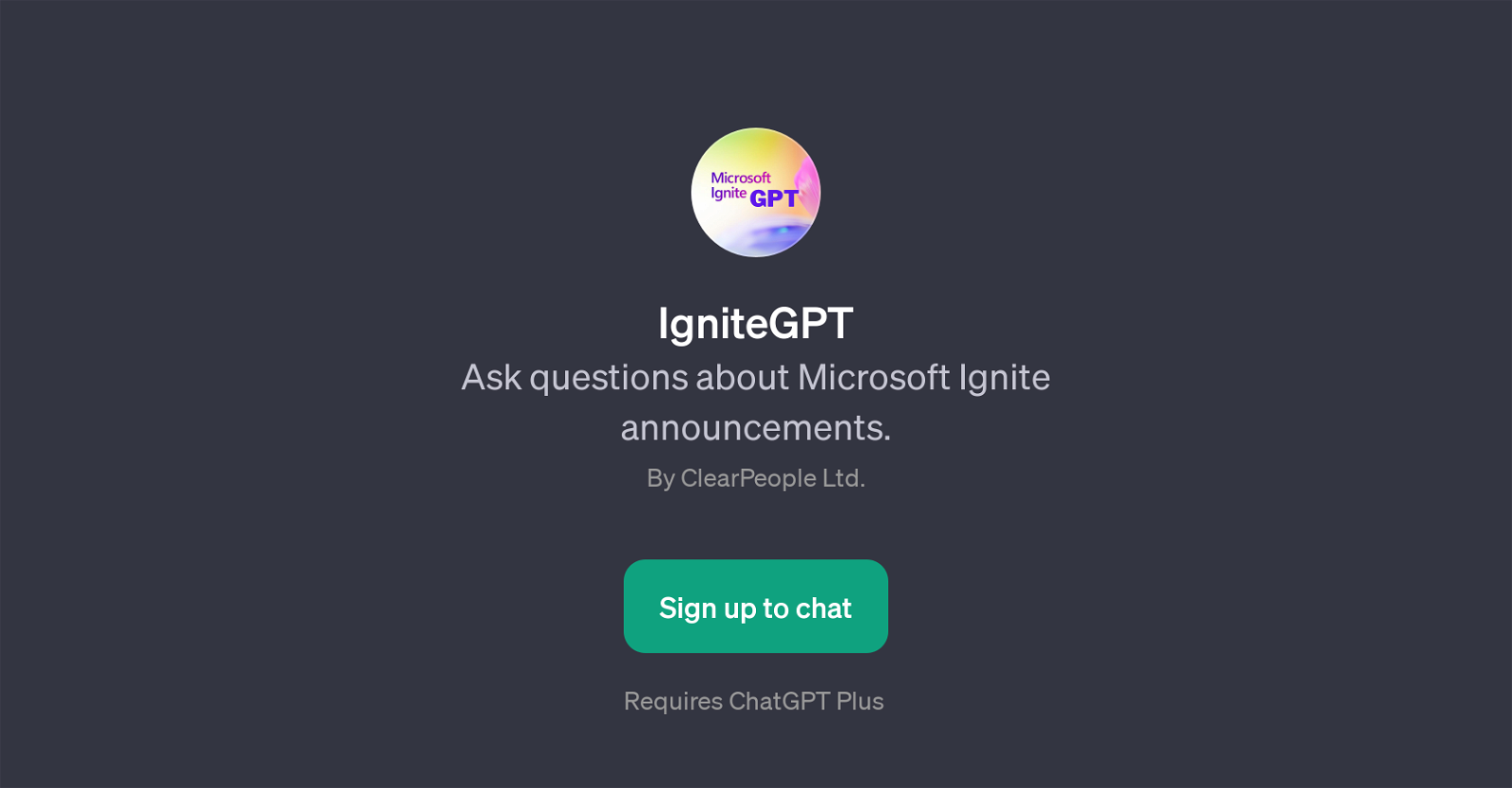 IgniteGPT website