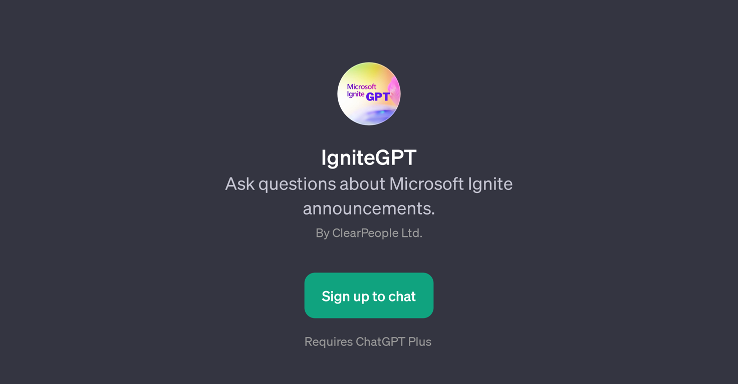 IgniteGPT website