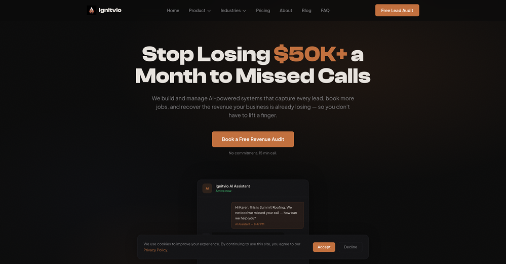Ignitvio website