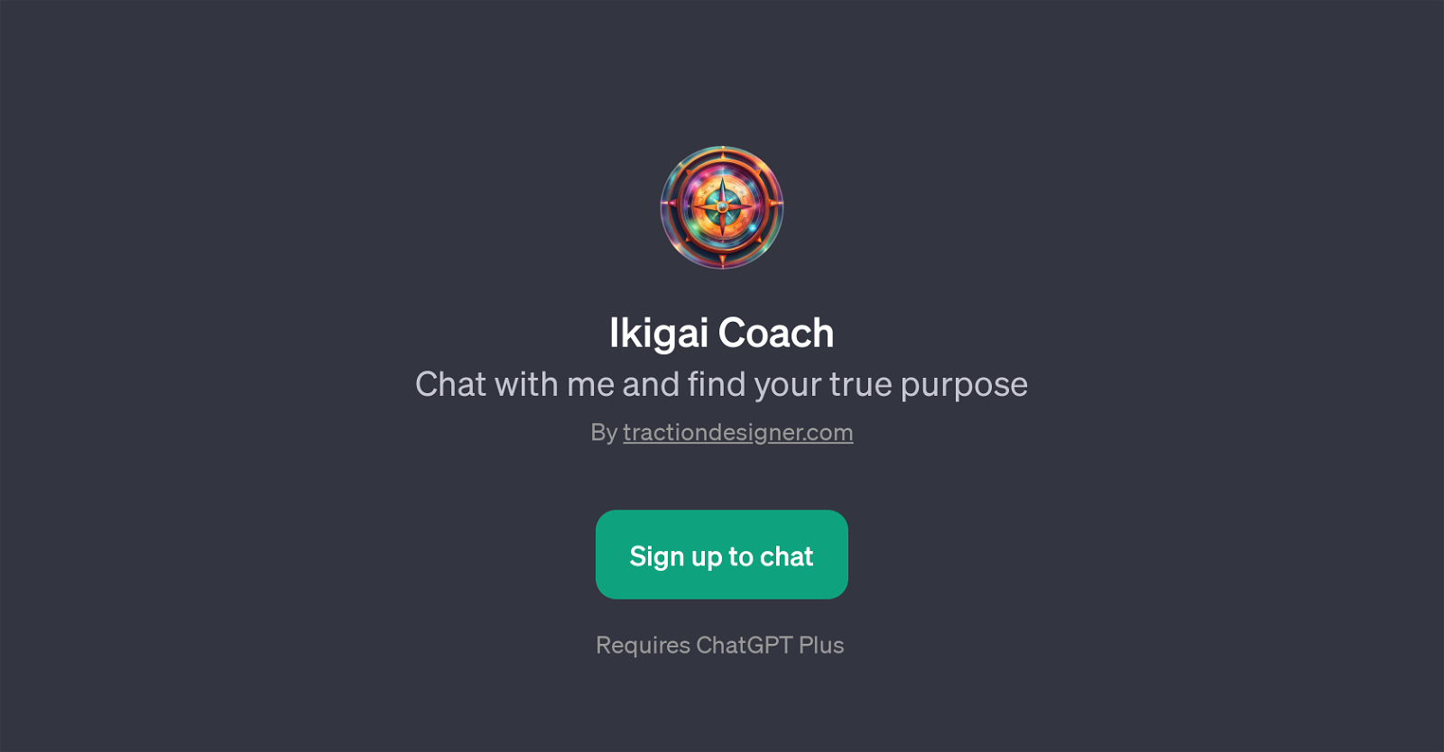 Ikigai Coach GPT website