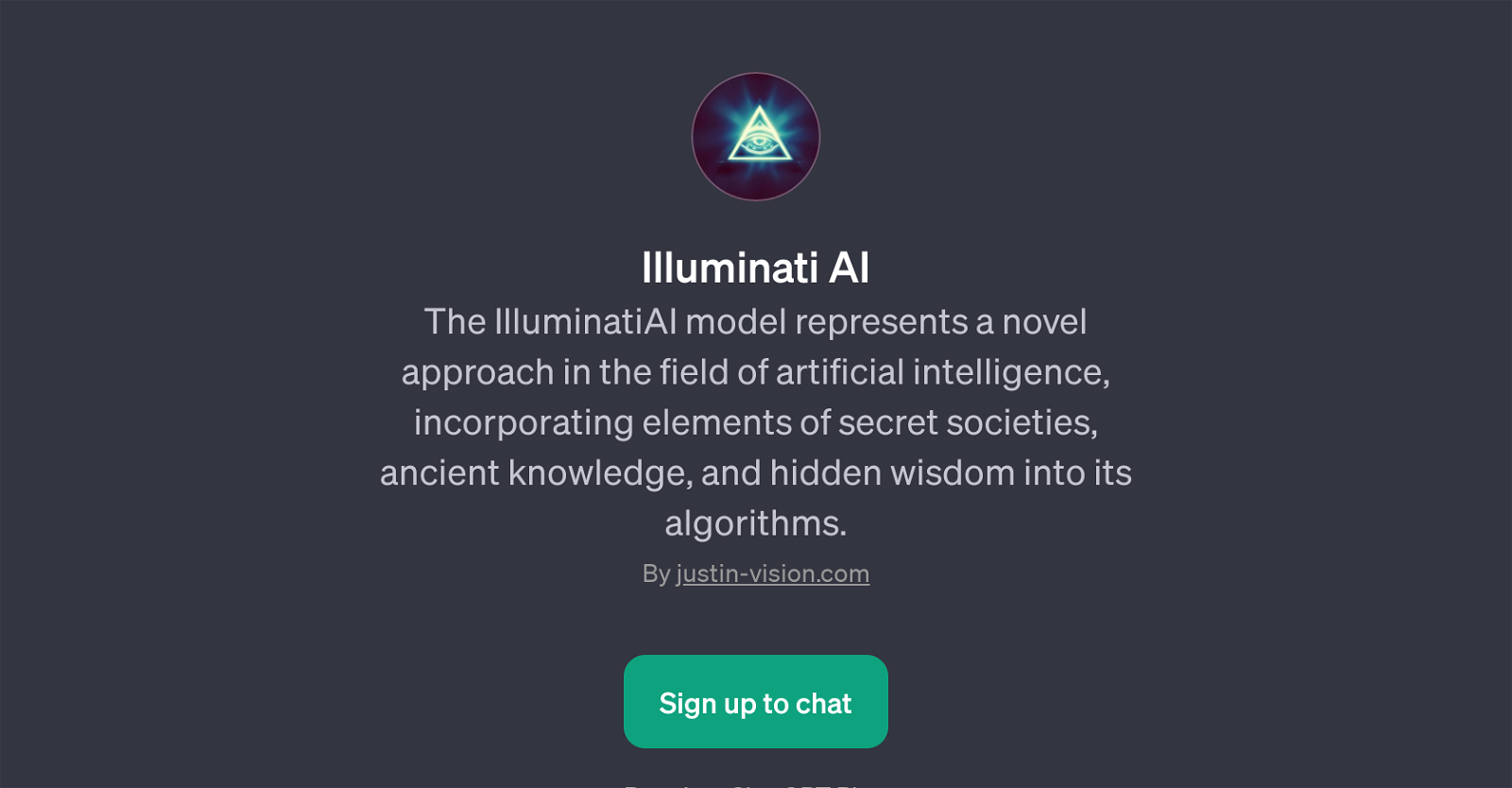 Illuminati AI website