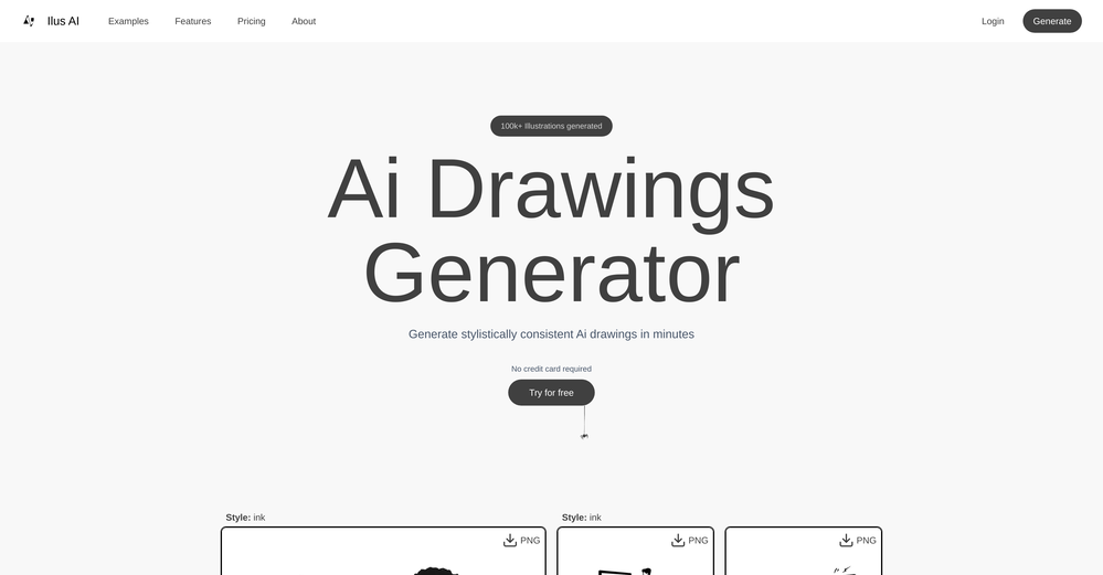 Ilus AI website