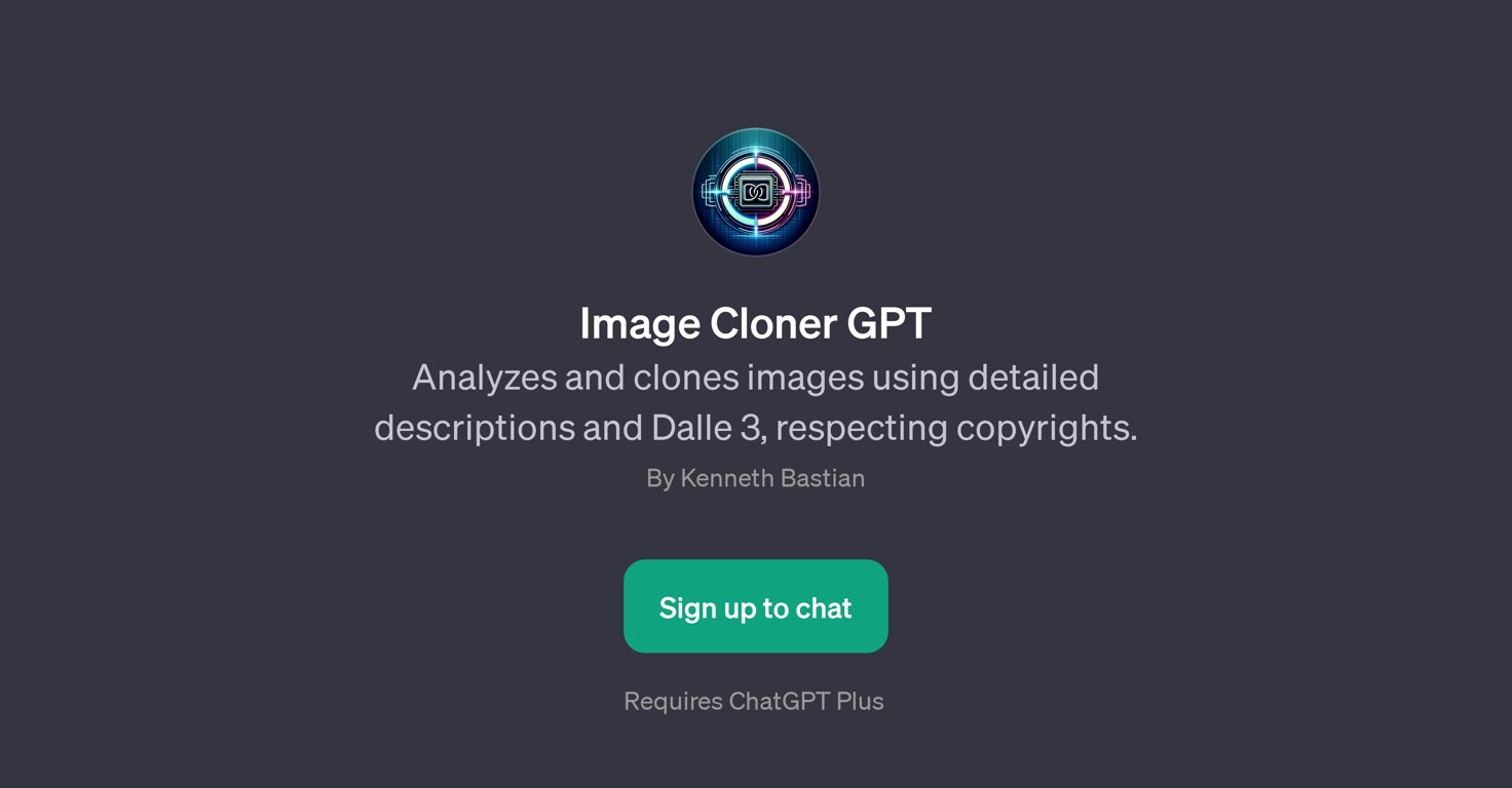 Image Cloner GPT website