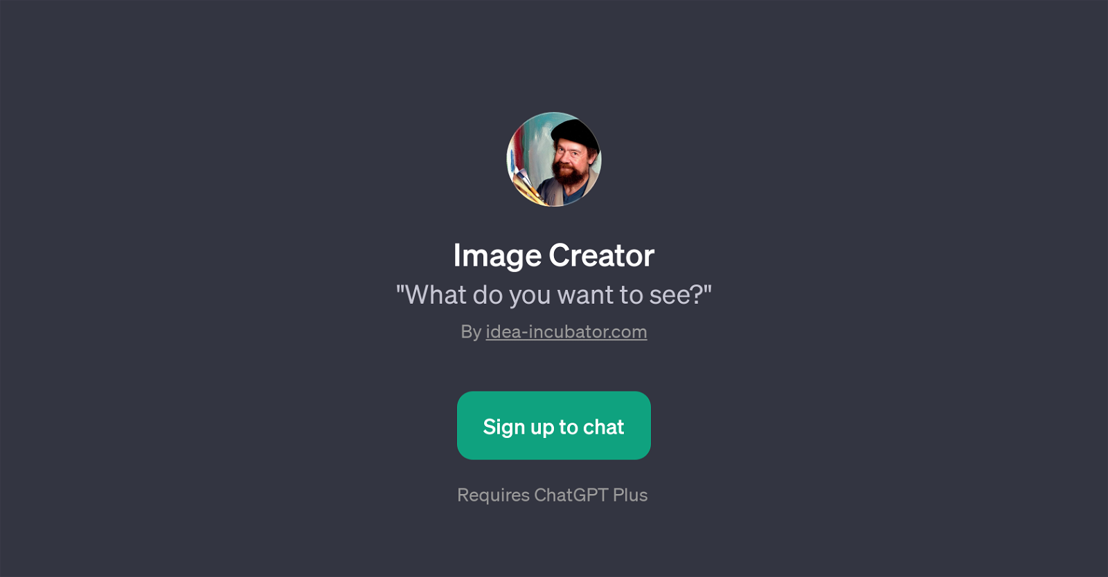 Image Creator website