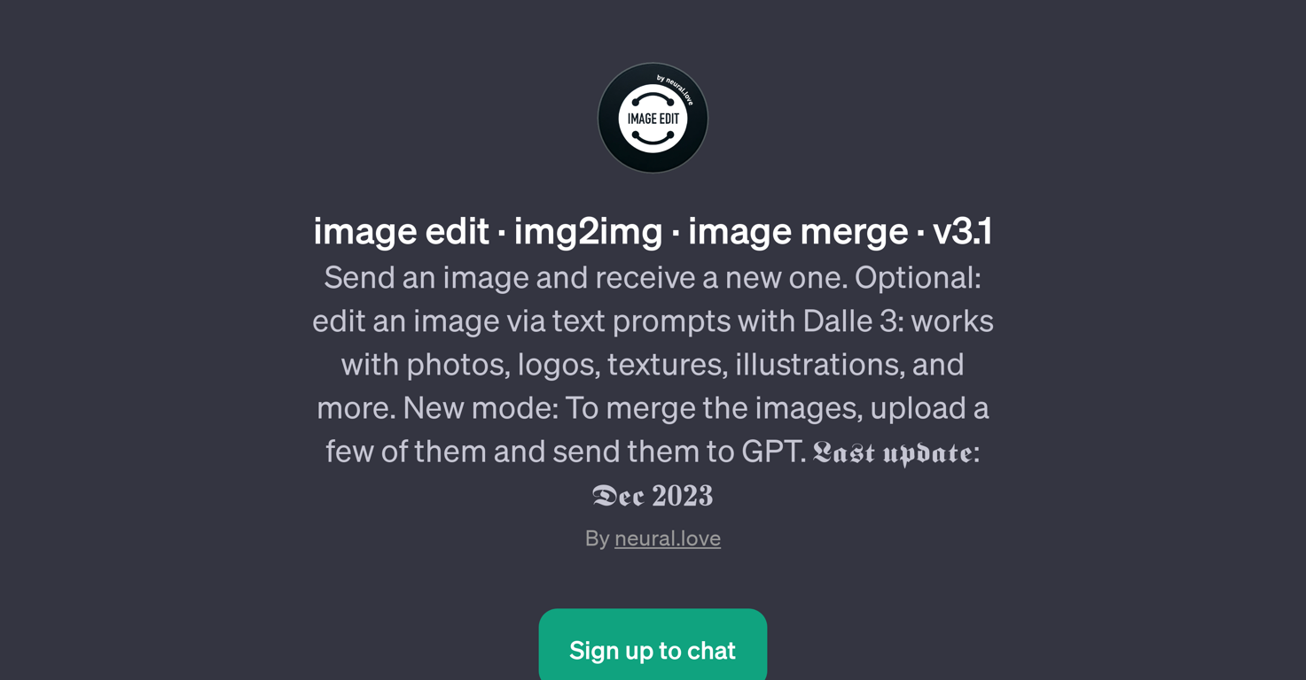 Image Edit - Img2Img - Image Merge v3.1 website