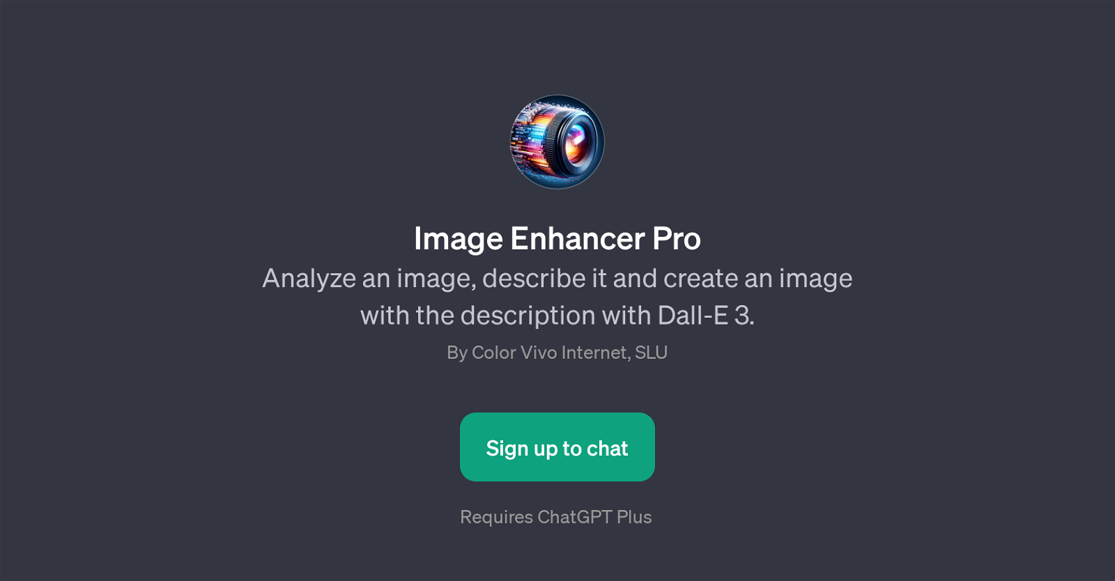 Image Enhancer Pro website