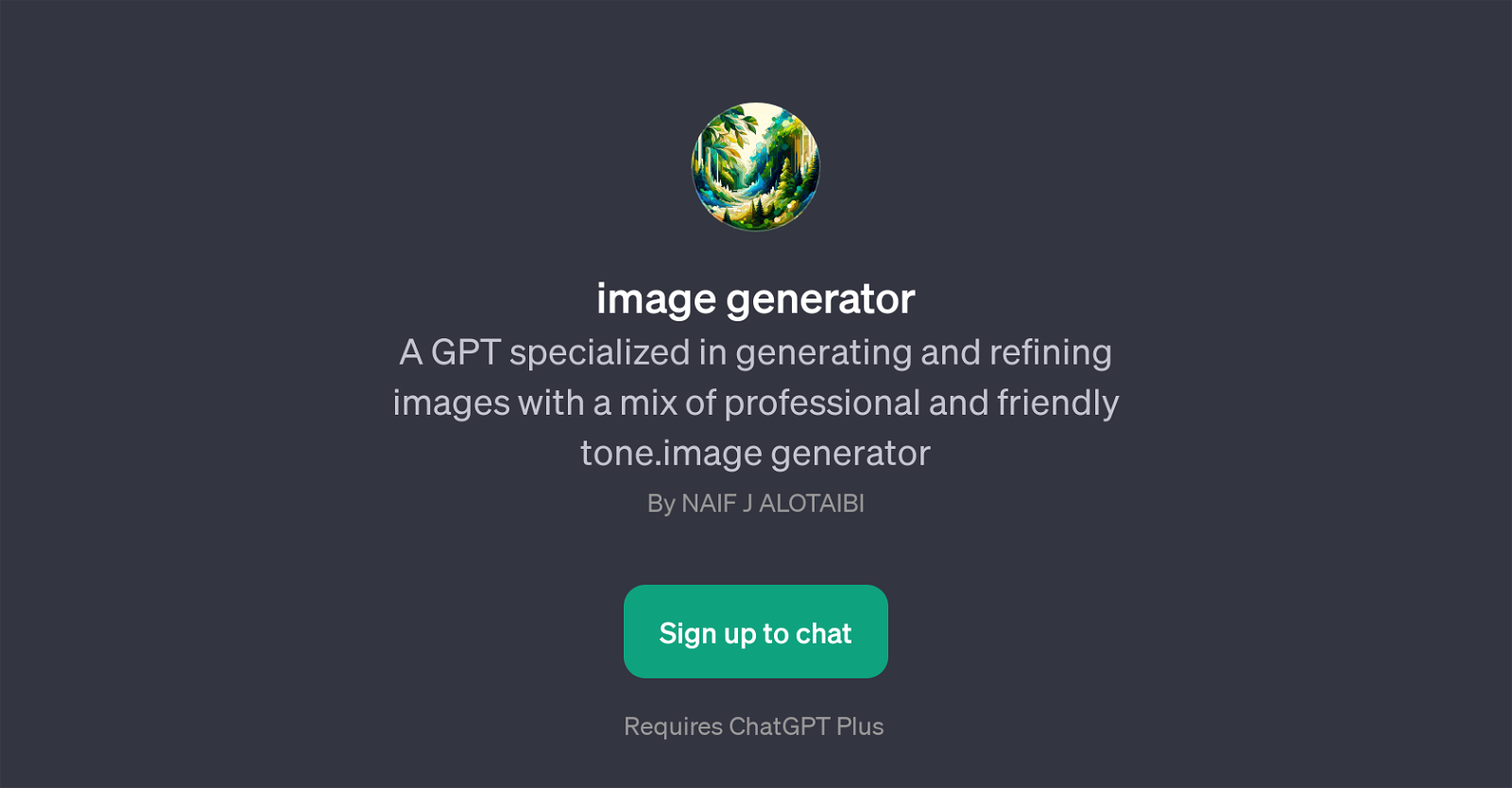 Image Generator website