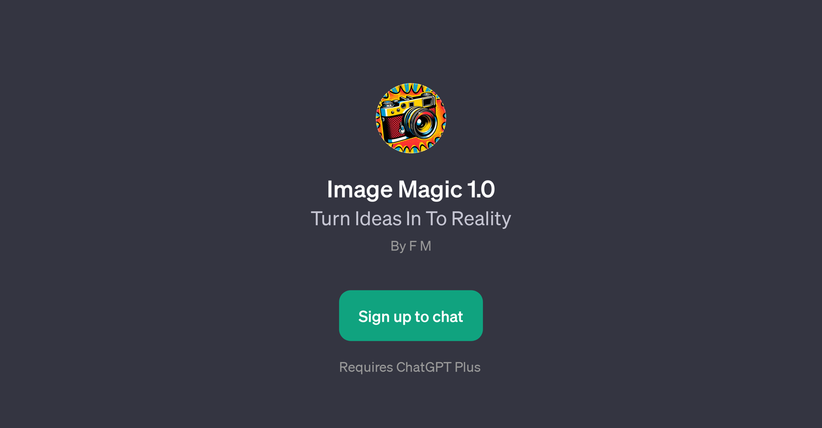 Image Magic 1.0 website