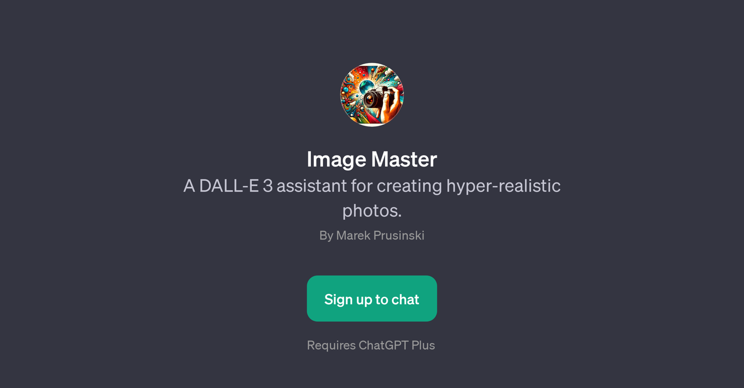 Image Master website