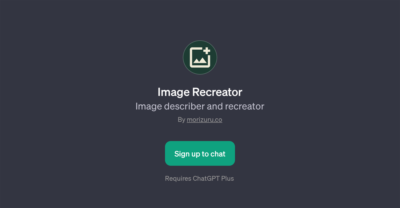 Image Recreator website