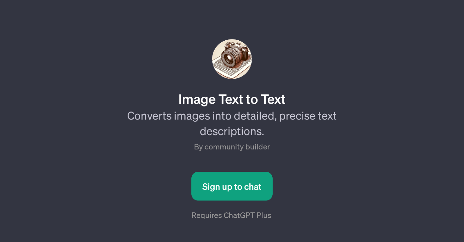 Image Text to Text website