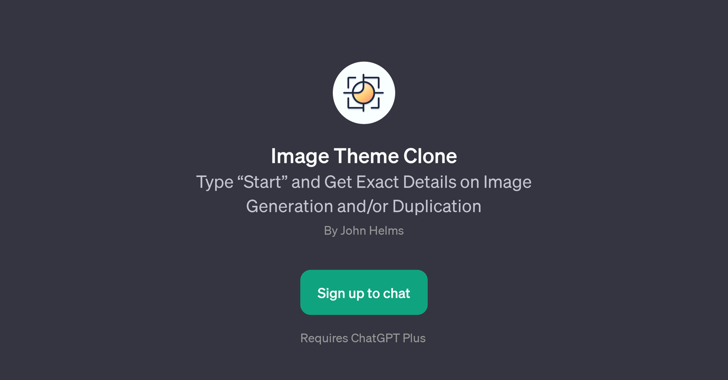 Image Theme Clone website