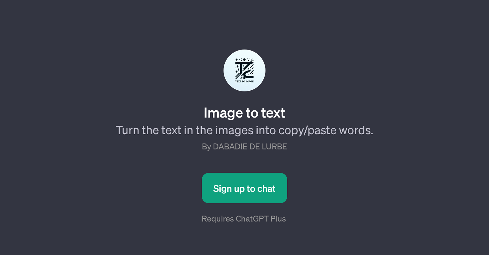 Image to text website
