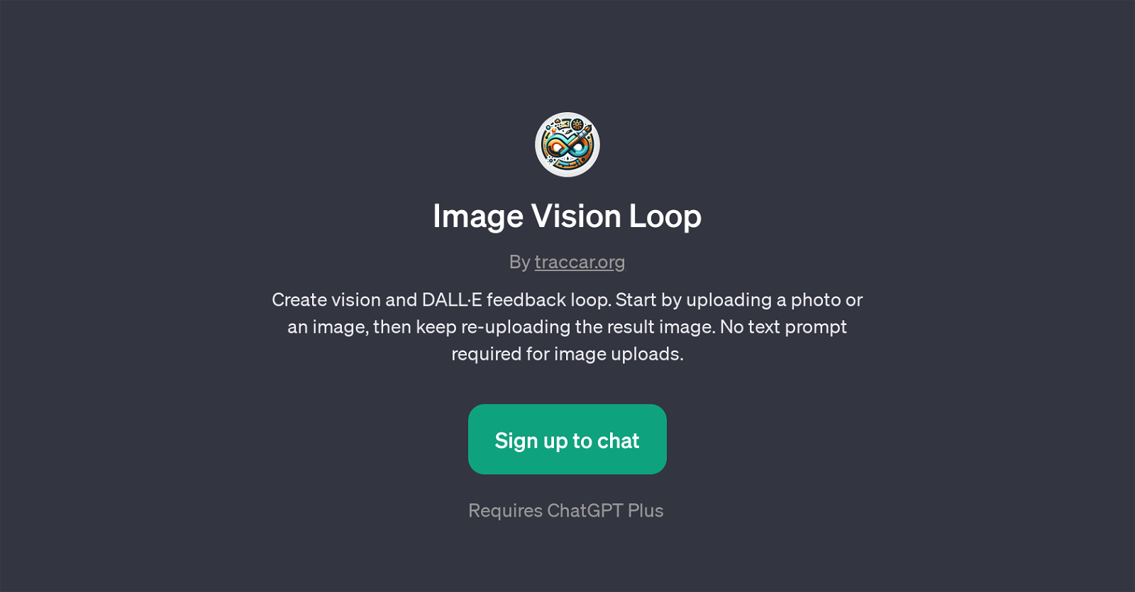 Image Vision Loop website