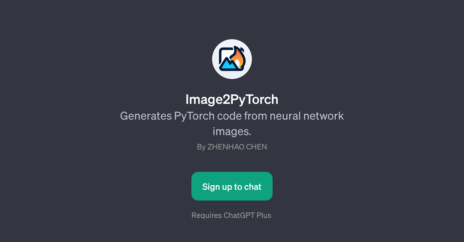 Image2PyTorch website