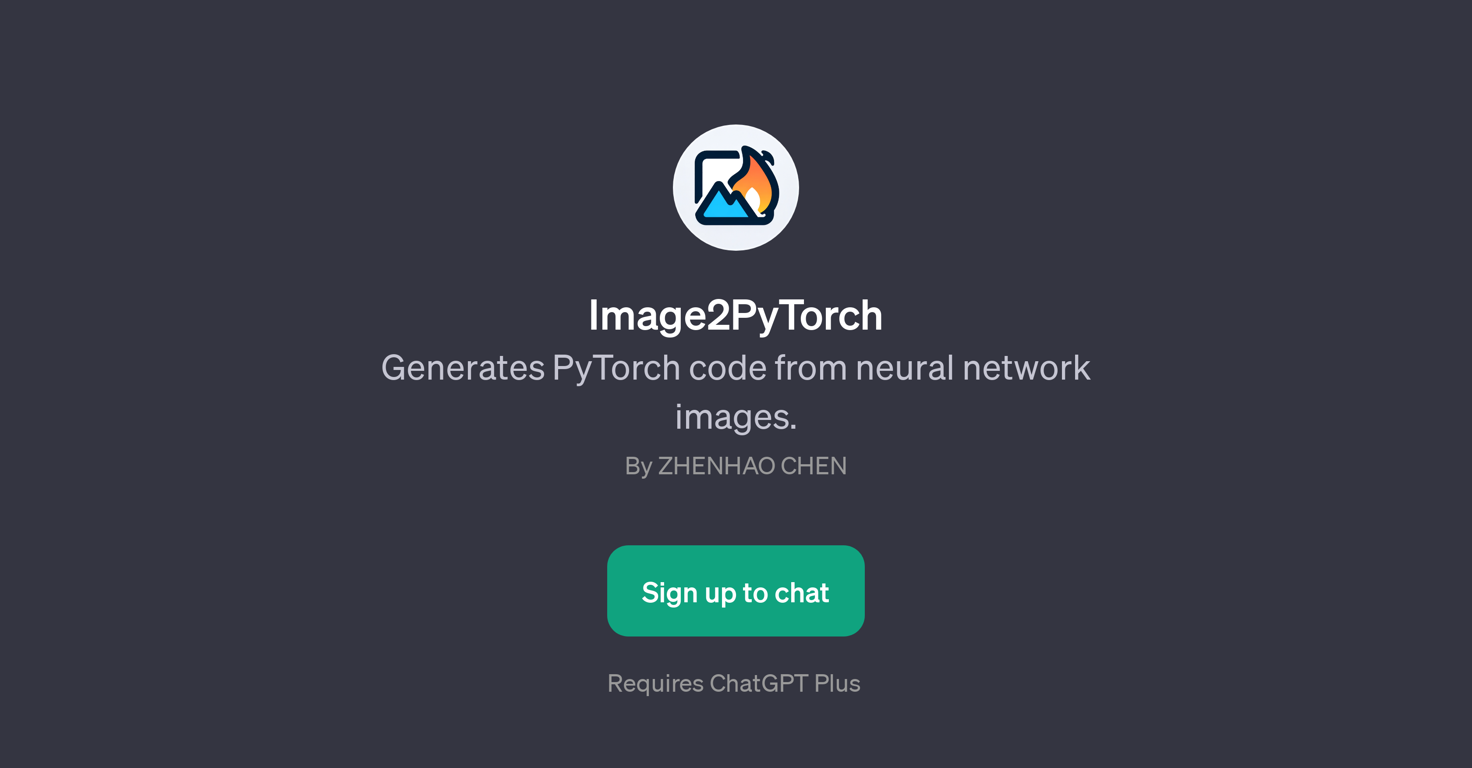 Image2PyTorch website