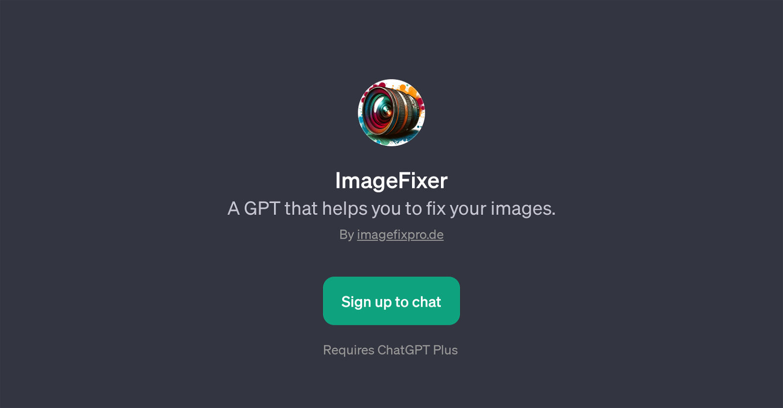 ImageFixer website