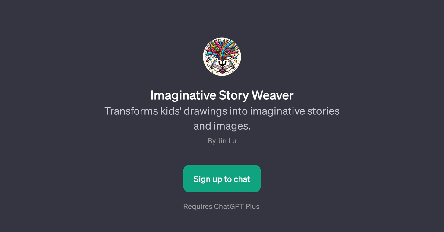 Imaginative Story Weaver website