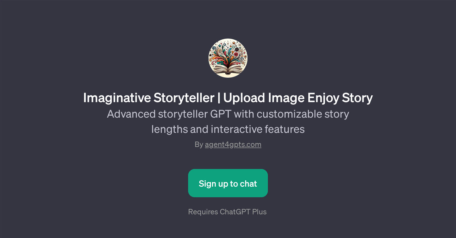Imaginative Storyteller website