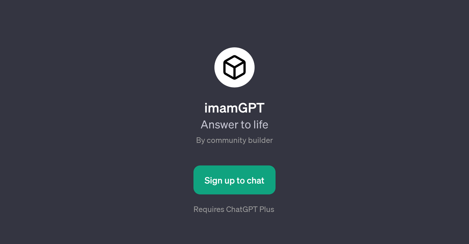imamGPT website
