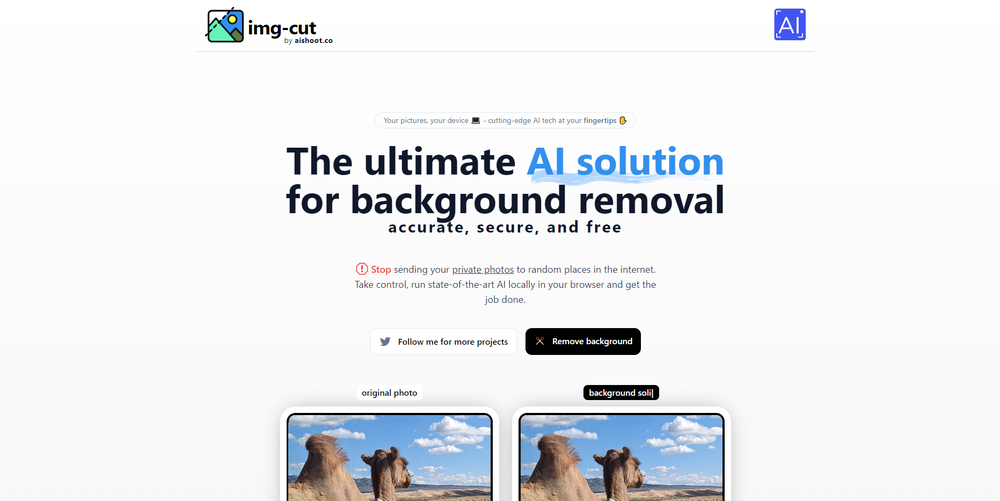 Img-Cut website