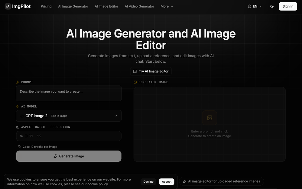 ImgPilot website