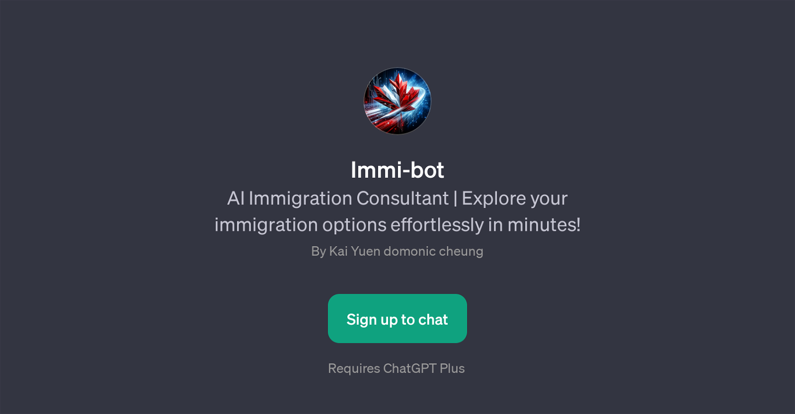 Immi-bot website