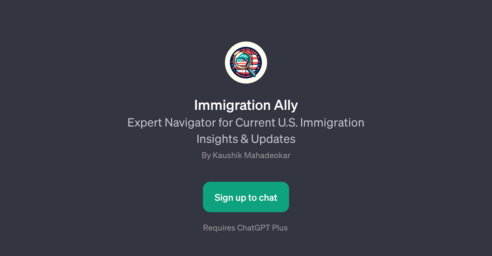 Immigration Ally website