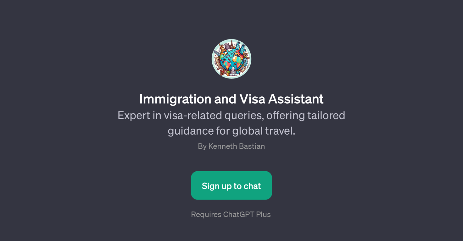 Immigration and Visa Assistant website