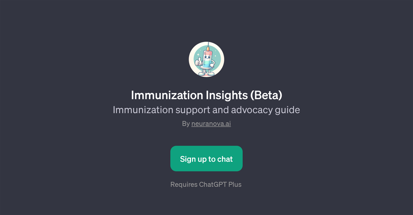 Immunization Insights (Beta) website