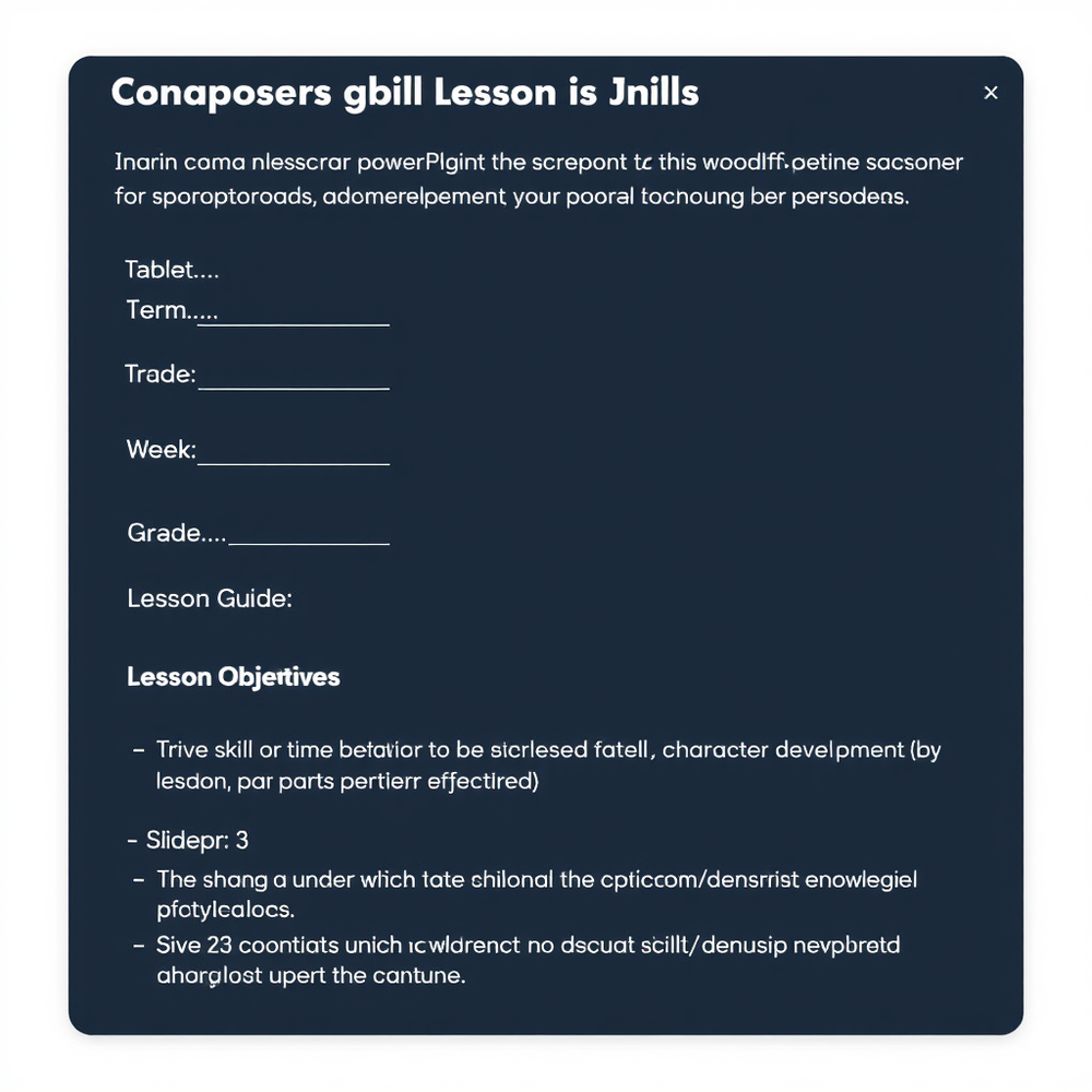 Impact Model Lesson Plans website