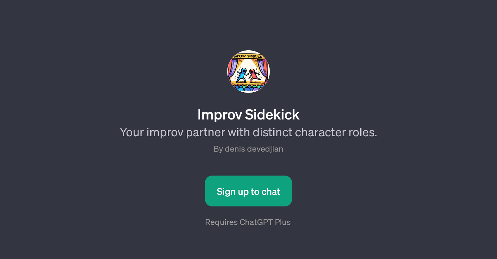 Improv Sidekick website