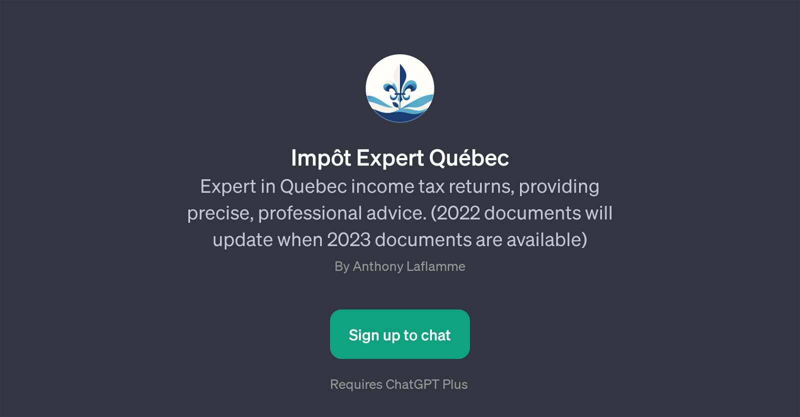 Impt Expert Qubec website