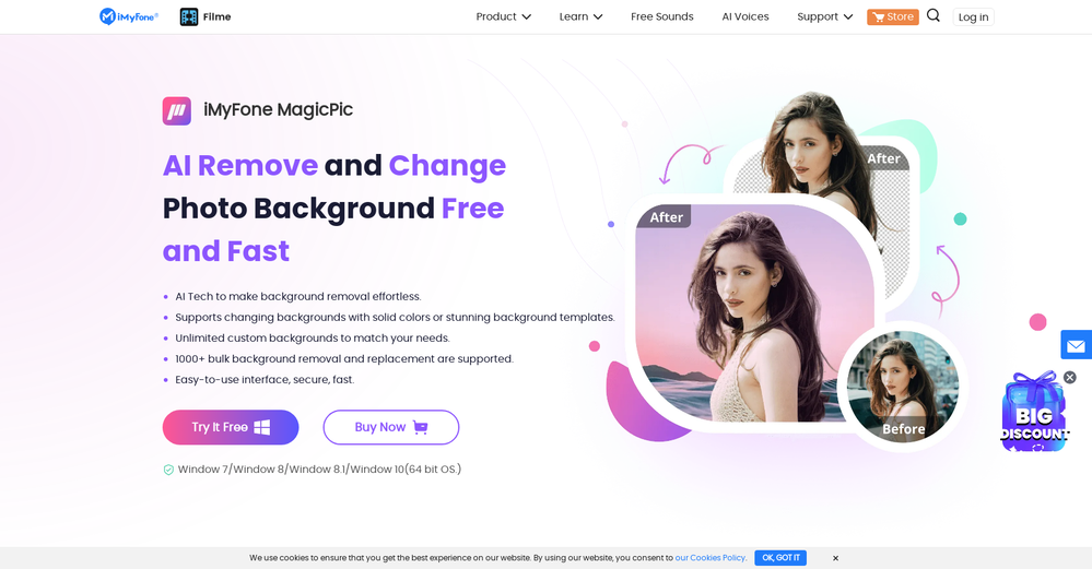 iMyFone MagicPic website