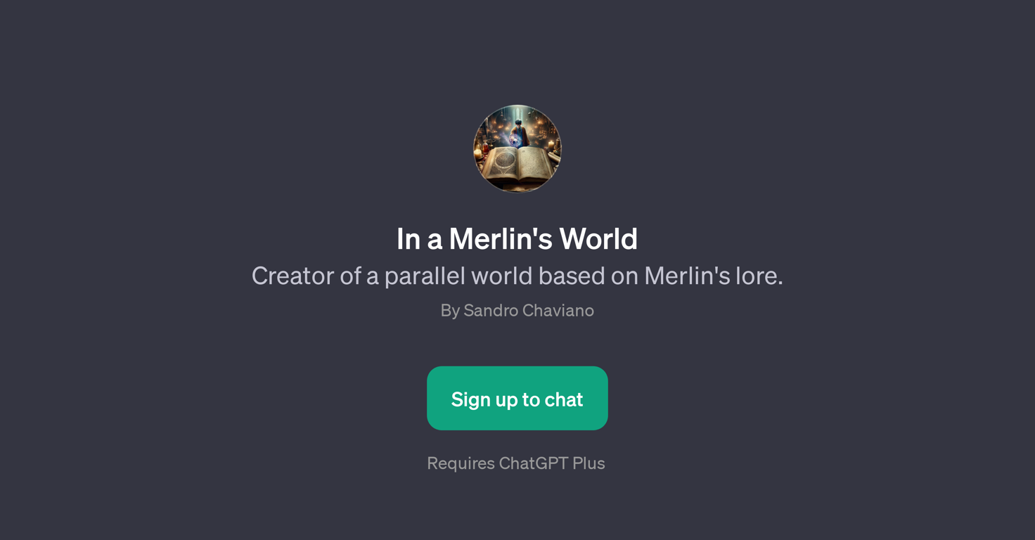 In a Merlin's World website