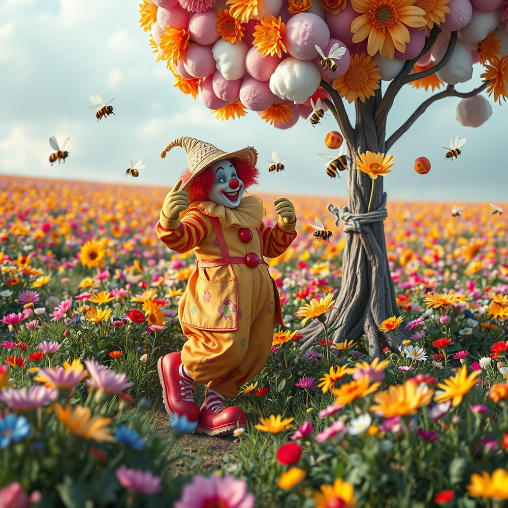 In an open field website