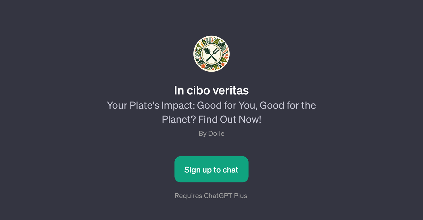 In cibo veritas website