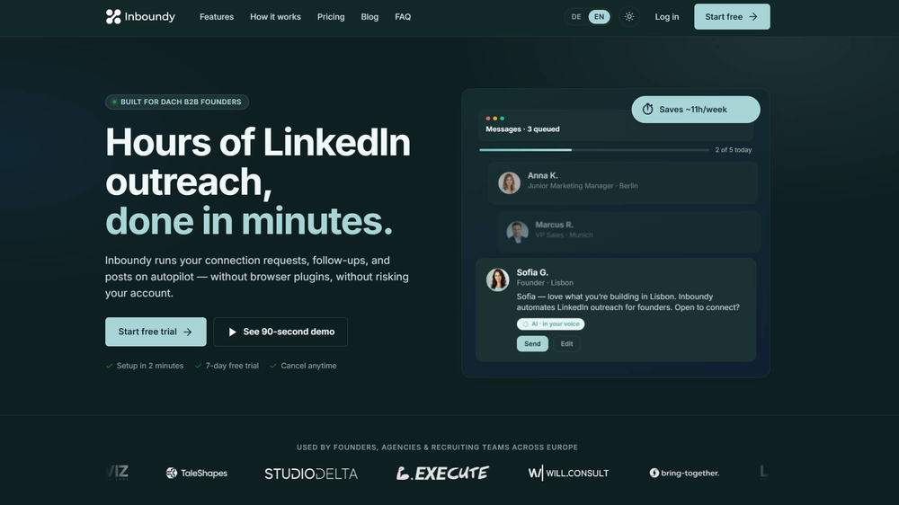 Inboundy website