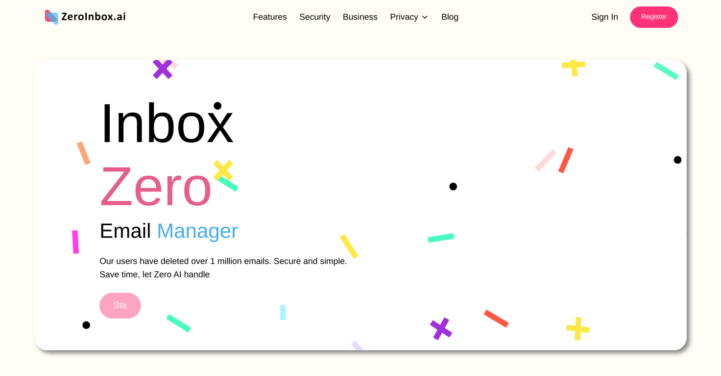 Inbox Zero AI website